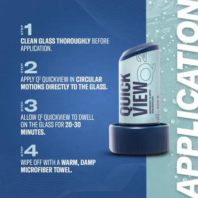 ציפוי ננו לחלונות הרכב Gyeon Q2 QuickView