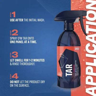 ממיס מזהמים, דבקים וזפת – GYEON Q²M Tar REDEFINED