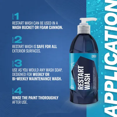 שמפו מקציף לחיטוי לרכב – GYEON Q²M Restart Wash