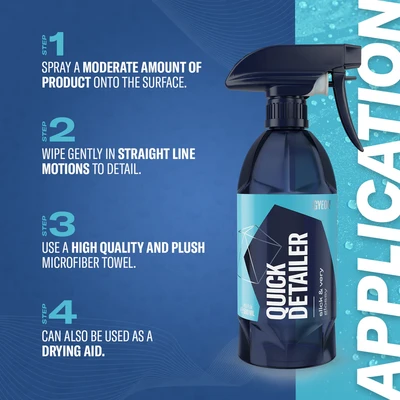 נוזל הברקה ועוזר ייבוש – GYEON Q²M QuickDetailer